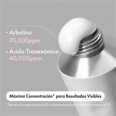 Crema aclarante coreana avanzada con arbutina Minova