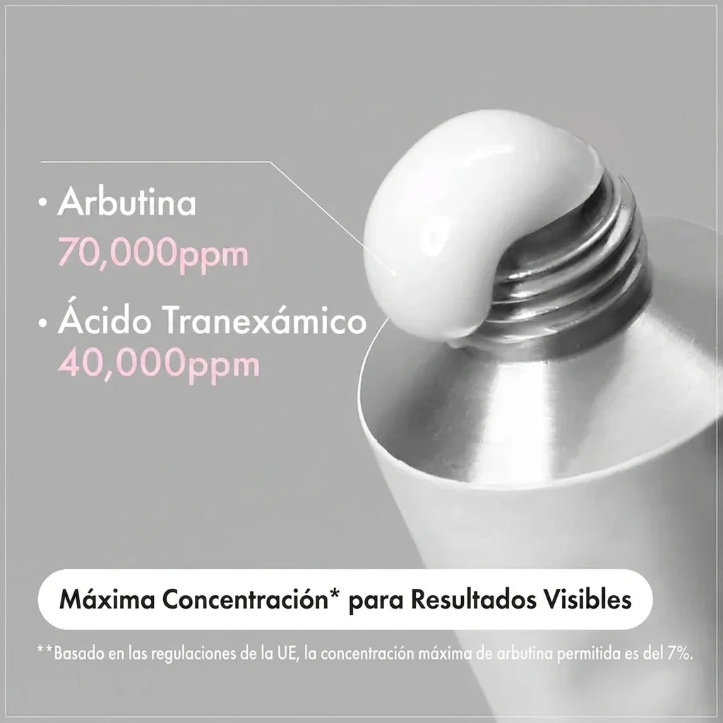 Crema aclarante coreana avanzada con arbutina Minova