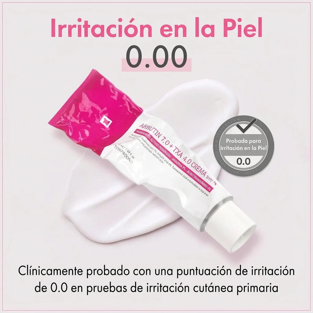 Crema aclarante coreana avanzada con arbutina Minova
